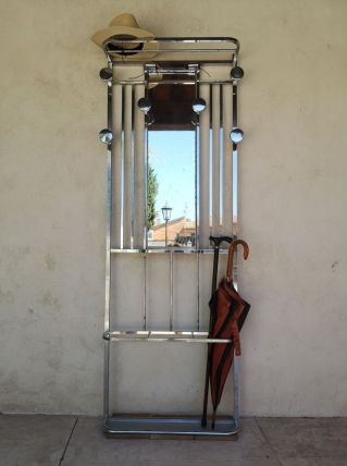 Porte manteau en laiton chromé ( éclairage pré installé)