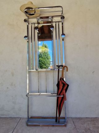 Porte manteau en laiton chromé ( éclairage pré installé)