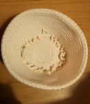 corbeille déco coton lurex argenté