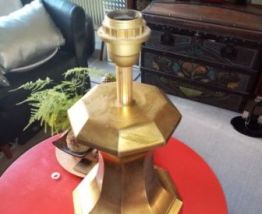 pieds de lampe vintage années 70. Hauteur 60 cm