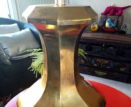 pieds de lampe vintage années 70. Hauteur 60 cm