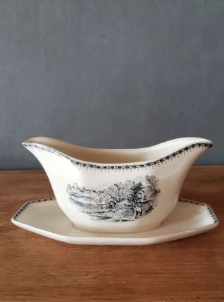 Saucière faïence Boch La Louvière