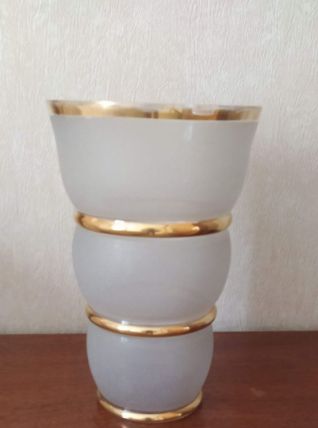 Grand vase granité