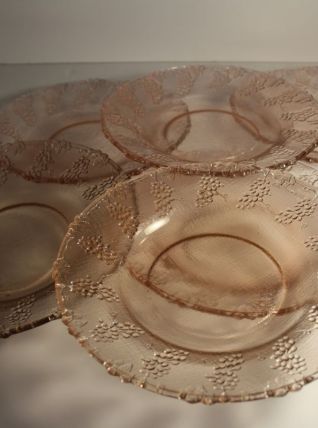 Lot de 6 assiettes de desert