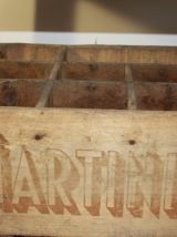 Caisson porte-bouteilles Martini Rossi 15 bouteilles