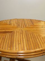 Table d'appoint en rotin