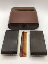 Trousse de voyage Vintage en Cuir rigide 