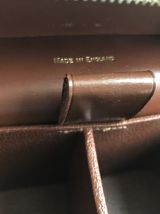 Trousse de voyage Vintage en Cuir rigide 