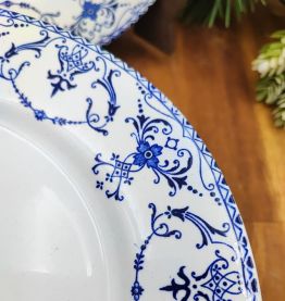 Lot de 6 assiettes à dessert anciennes K &amp; G Lunéville Modél