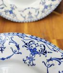 Lot de 6 assiettes à dessert anciennes K &amp; G Lunéville Modél