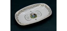Petit Plat, Beurrier ou Vide Poche en Porcelaine de France