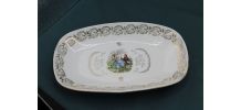 Petit Plat, Beurrier ou Vide Poche en Porcelaine de France