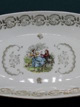 Petit Plat, Beurrier ou Vide Poche en Porcelaine de France