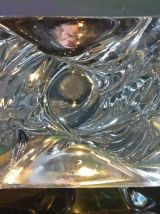 Pied De Lampe En Cristal De Baccarat.