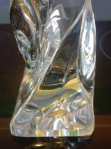 Pied De Lampe En Cristal De Baccarat.