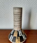 Vase West Germany céramique graphique, vers 1970 