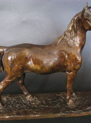 Cheval Pur sang .Fratin.Bronze 19eme
