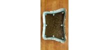Plat rectangulaire tons verts céramique art déco état + 