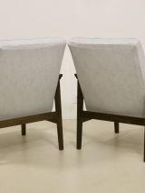 Paire de fauteuils Henryk lis 300-190 années 1970 tissu chin