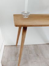 Table basse ancienne en chêne 
