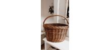 Panier en osier pour vélo 