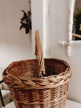 Panier en osier pour vélo 
