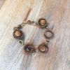 Ancien Bracelet en bois d'olivier année 60-70 