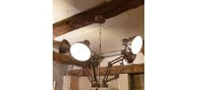 LUSTRE ARACHNIDE INDUSTRIEL. 