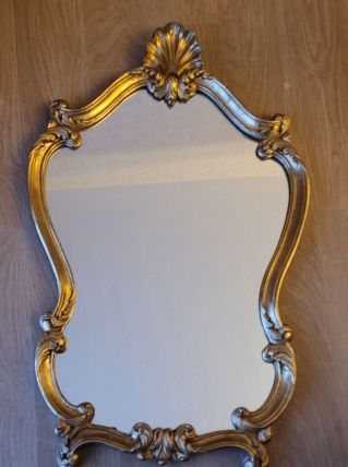 Miroir cadre doré style Louis XV