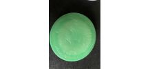 Joli pot vide Lancôme vintage verre opaque
