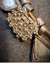 Collier ethnique en argent éthiopien