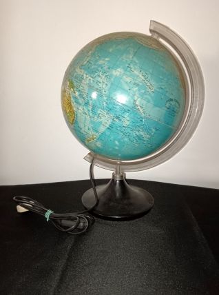 GLOBE TERRESTRE LUMINEUX TECNODIDATTICA , VERS 1990