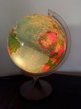 GLOBE TERRESTRE LUMINEUX TECNODIDATTICA , VERS 1990