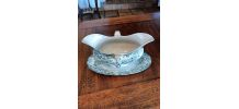 Saucière porcelaine Bertrand bordeaux 