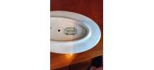 Saucière porcelaine Bertrand bordeaux 
