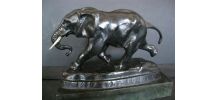 Eléphant courant du Sénégal.Antoine-Louis Barye