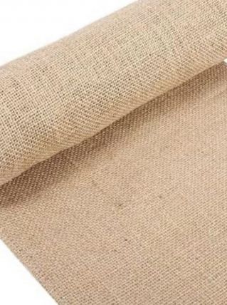 Chemin de table en toile de jute 