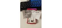 Collier - Argent rhodié - Cube - Laque noire - Guy Laroche