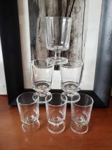 Ensemble de 6 verres à liqueur transparents LUMINARC