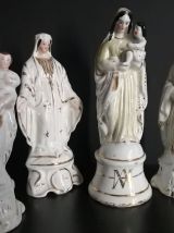 Lot statuettes religieuses 