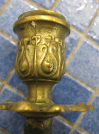 chandelier baroque en laiton