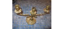 chandelier baroque en laiton