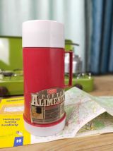 Porte aliments Thermos rouge