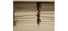 10 draps blancs 
