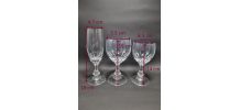 Service de verres en cristal - 18 pièces
