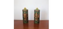Bougies décor napoléonien en relief