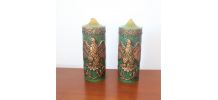 Bougies décor napoléonien en relief