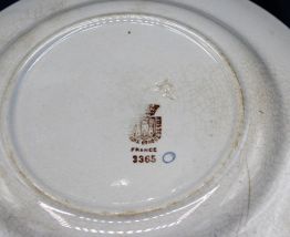 Ancienne Assiette de la Faïencerie de Gien - 1940