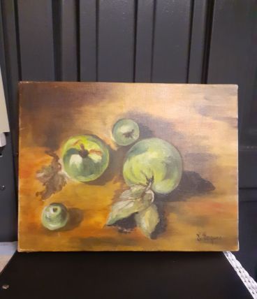Petit tableau huile sur toile