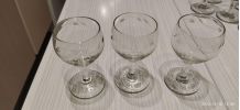 12 Verres à porto ou vin cuit